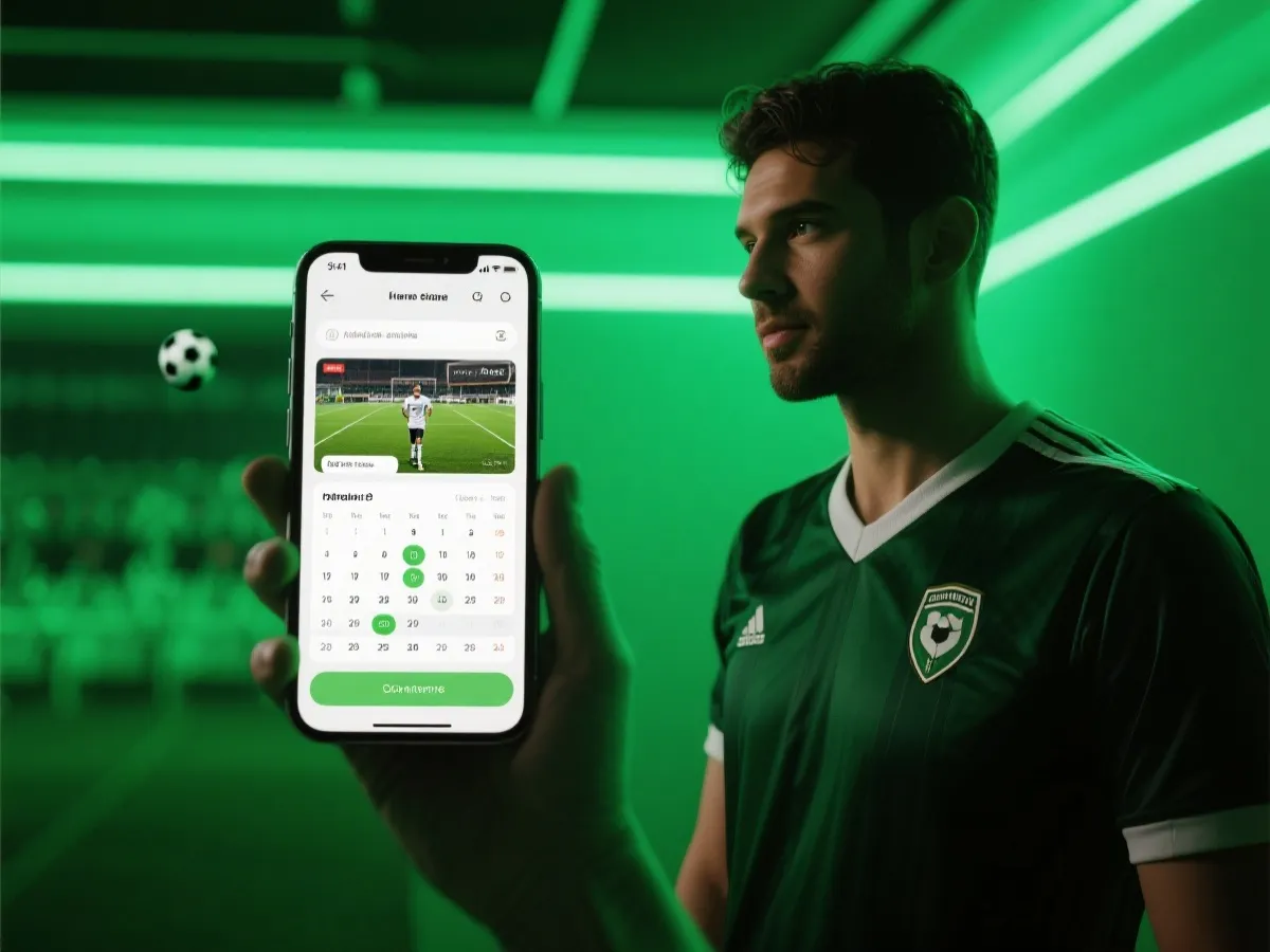 世界盃App下載行動體驗示意